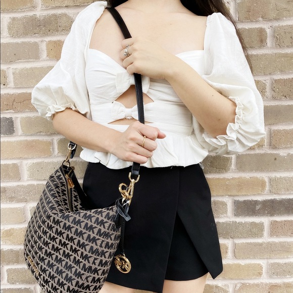 - NWT Michael Kors MK Signature Tote crossbody - Picture 3 of 6